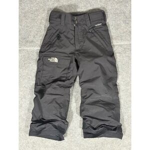The North Face Boys Ski Snow Pants Black HyVent Size XXS